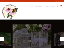 Tablet Screenshot of butterflyrelease.com